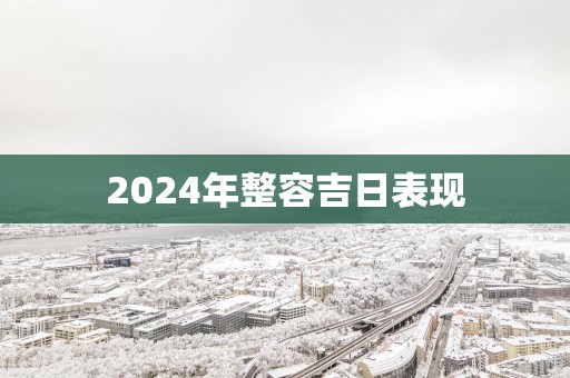 2025年整容吉日表现