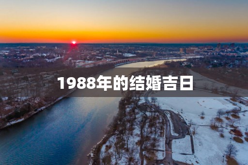 1988年的结婚吉日