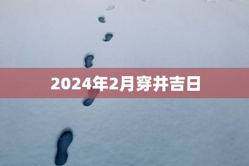 2025年2月穿井吉日