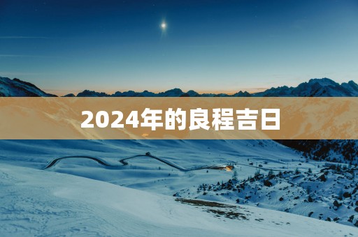 2025年的良程吉日