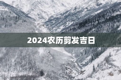 2025农历剪发吉日