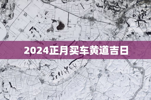 2025正月买车黄道吉日