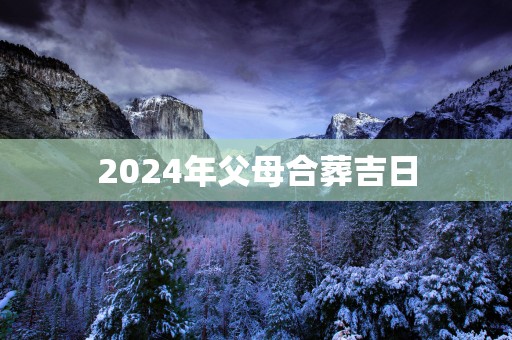 2025年父母合葬吉日