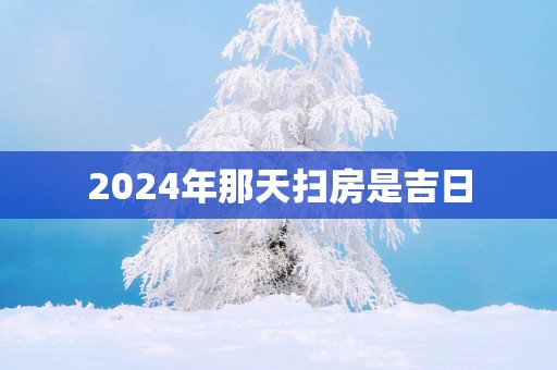 2025年那天扫房是吉日