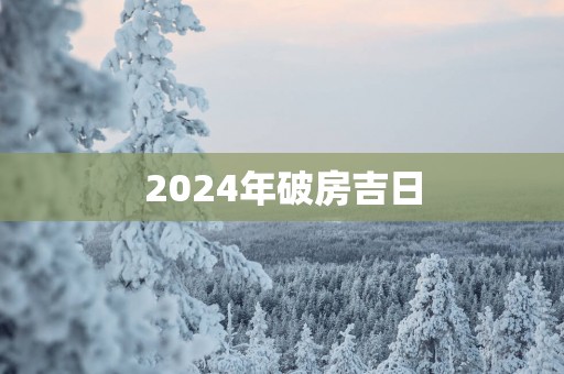 2025年破房吉日