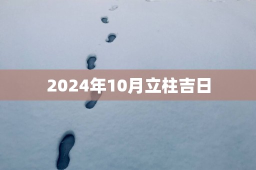 2025年10月立柱吉日