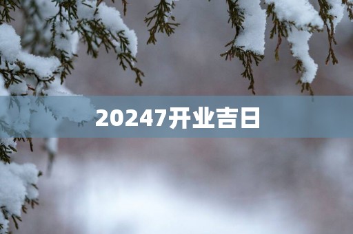 20257开业吉日