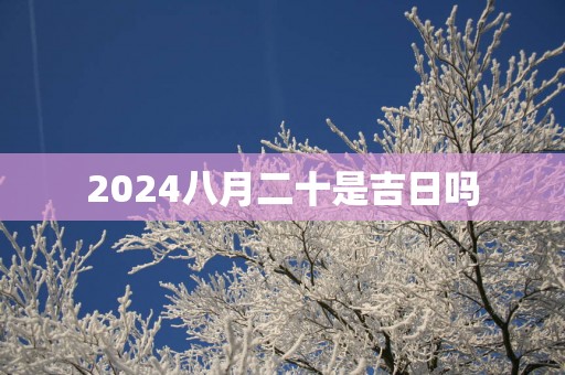 2025八月二十是吉日吗