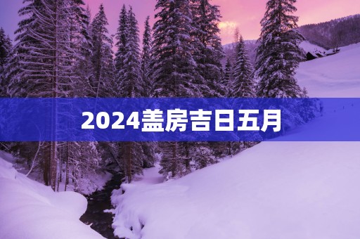 2025盖房吉日五月