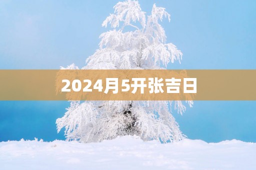 2025月5开张吉日
