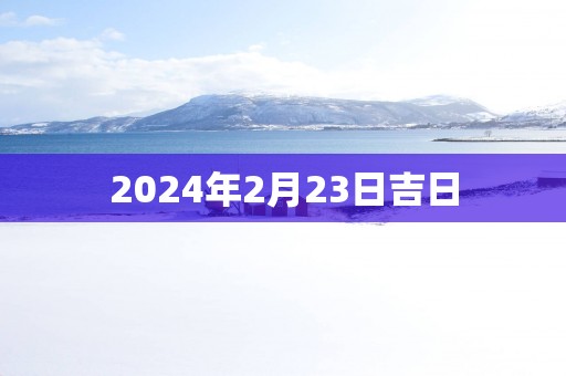 2025年2月23日吉日