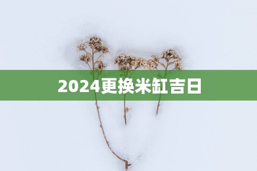 2025更换米缸吉日