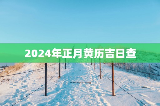 2025年正月黄历吉日查