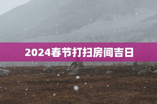 2025春节打扫房间吉日