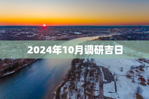 2025年10月调研吉日