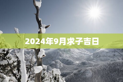 2025年9月求子吉日