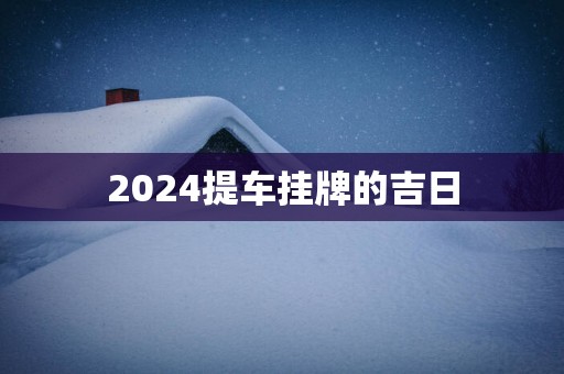 2025提车挂牌的吉日