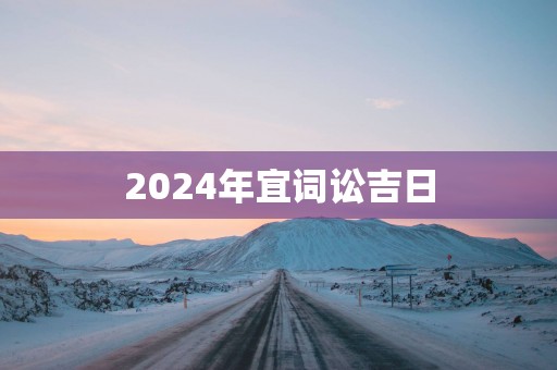 2025年宜词讼吉日