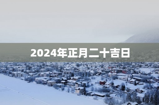 2025年正月二十吉日