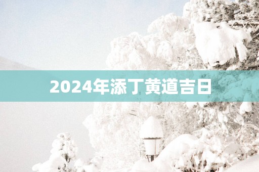2025年添丁黄道吉日