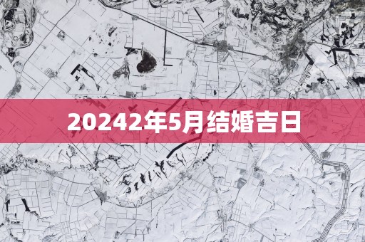 20252年5月结婚吉日
