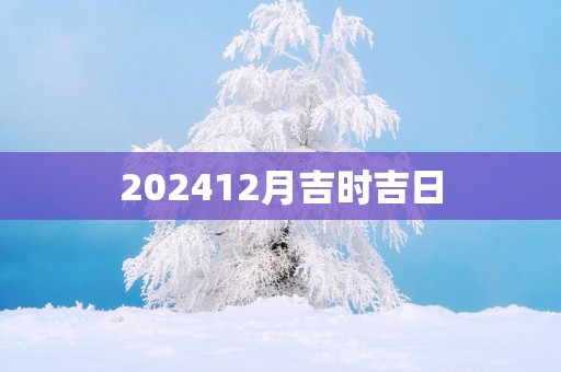 202512月吉时吉日