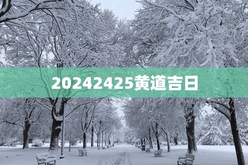 20252425黄道吉日