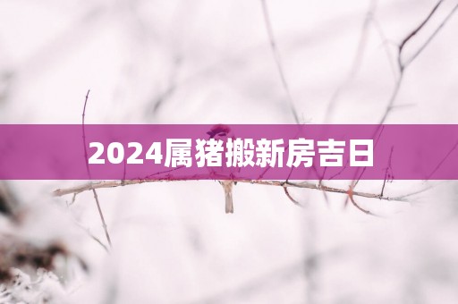 2025属猪搬新房吉日