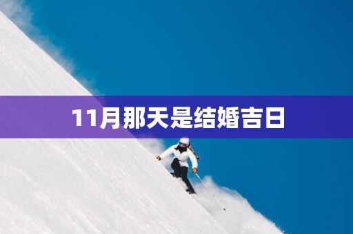 11月那天是结婚吉日