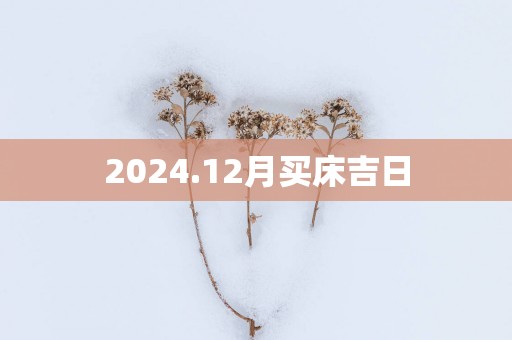 2025.12月买床吉日