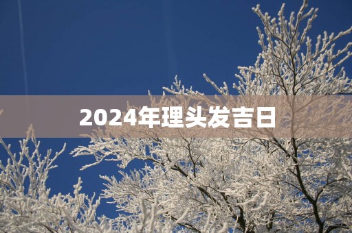 2025年理头发吉日