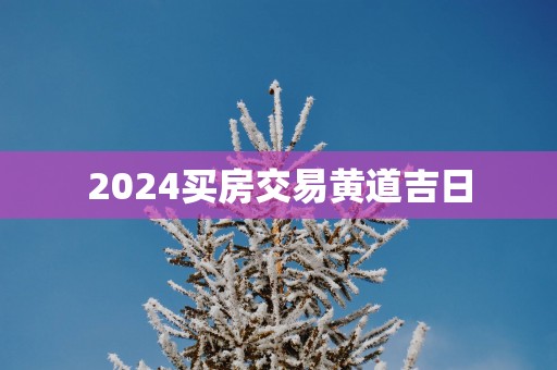 2025买房交易黄道吉日