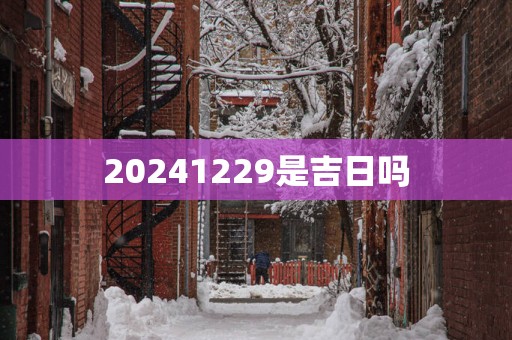 20251229是吉日吗