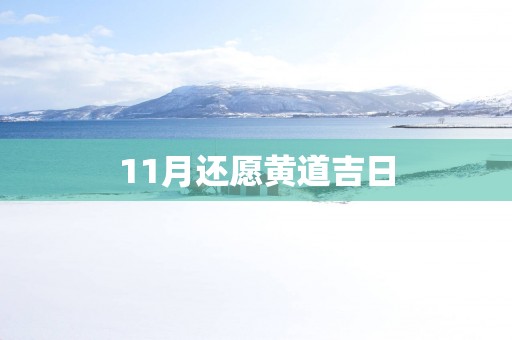 11月还愿黄道吉日