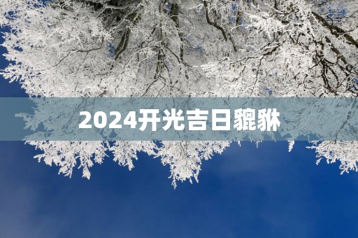 2025开光吉日貔貅