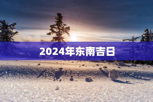 2025年东南吉日