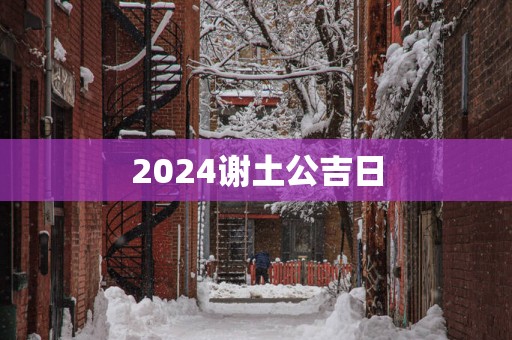 2025谢土公吉日