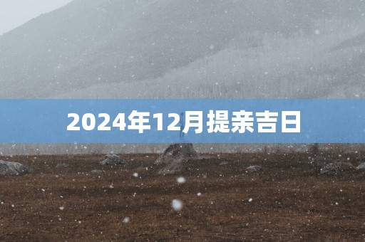 2025年12月提亲吉日