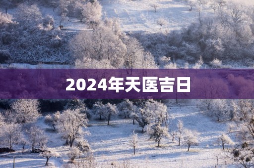2025年天医吉日