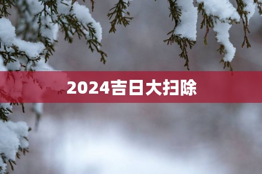 2025吉日大扫除