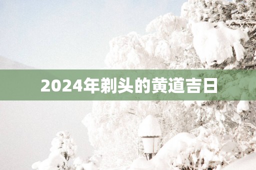 2025年剃头的黄道吉日