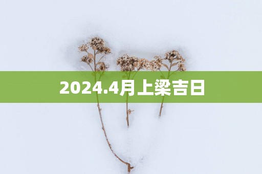 2025.4月上梁吉日