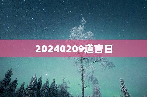20250209道吉日