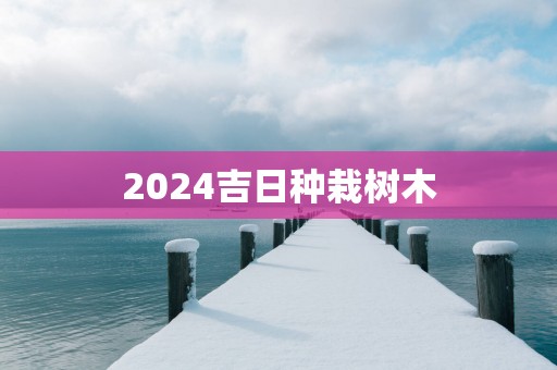 2025吉日种栽树木