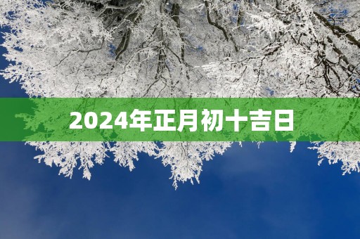 2025年正月初十吉日