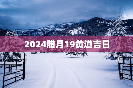 2025腊月19黄道吉日