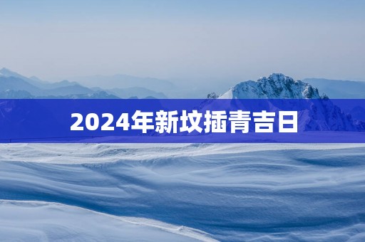 2025年新坟插青吉日