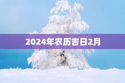 2025年农历吉日2月