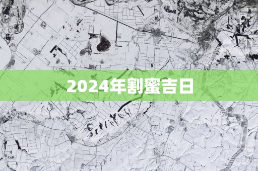 2025年割蜜吉日