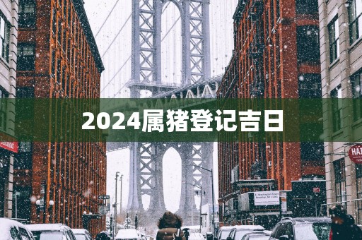2025属猪登记吉日
